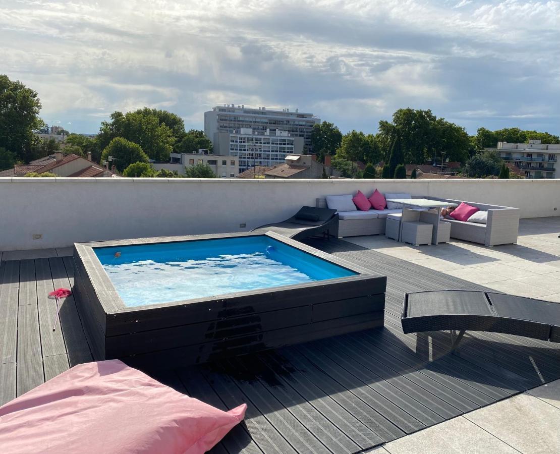 Appartement Rooftop Avec Piscine Avignon Eksteriør bilde